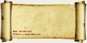 Angelina Aničić vizit kartica